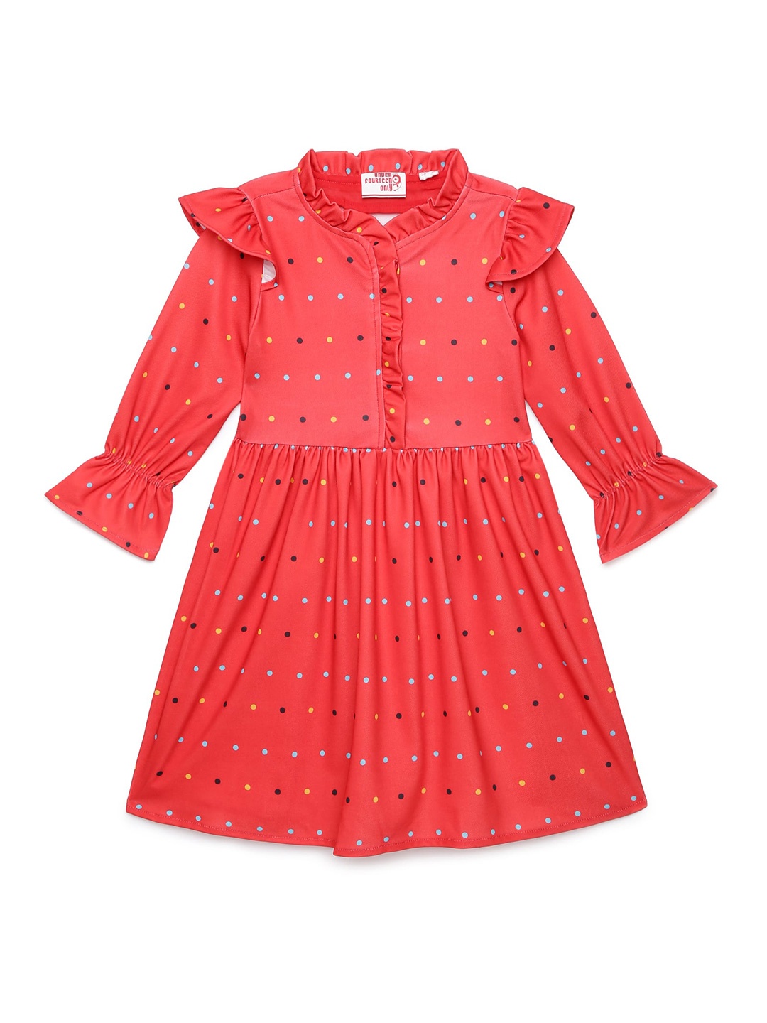 

UNDER FOURTEEN ONLY Red Polka Dot Dress