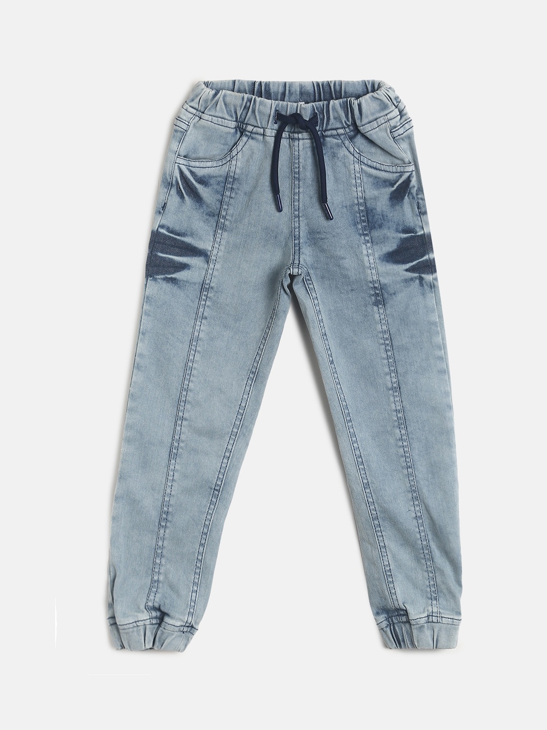 

TALES & STORIES Boys Blue Slim Fit Joggers Trousers