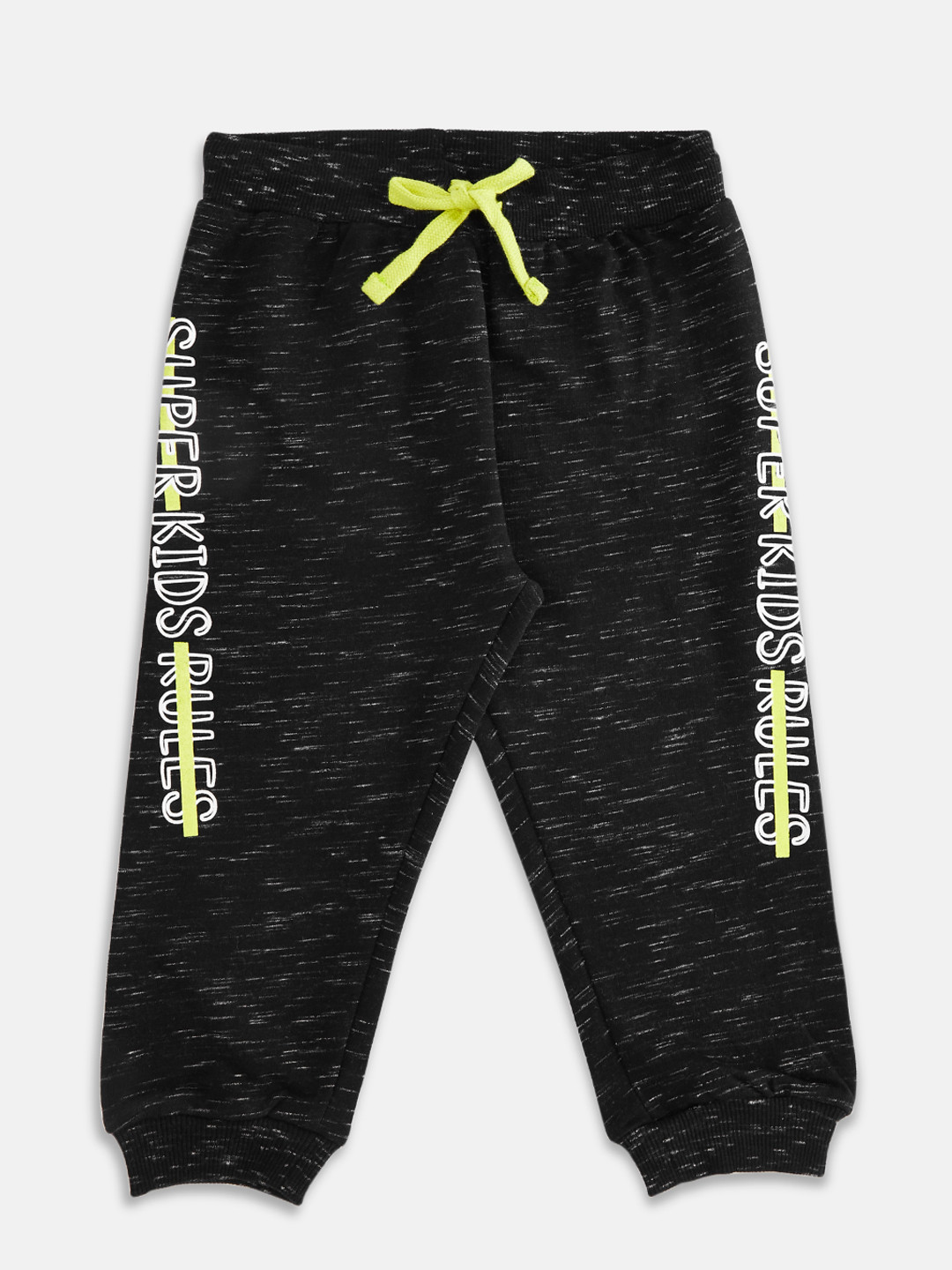 

Pantaloons Baby Infants Boys Printed Pure Cotton Joggers, Grey