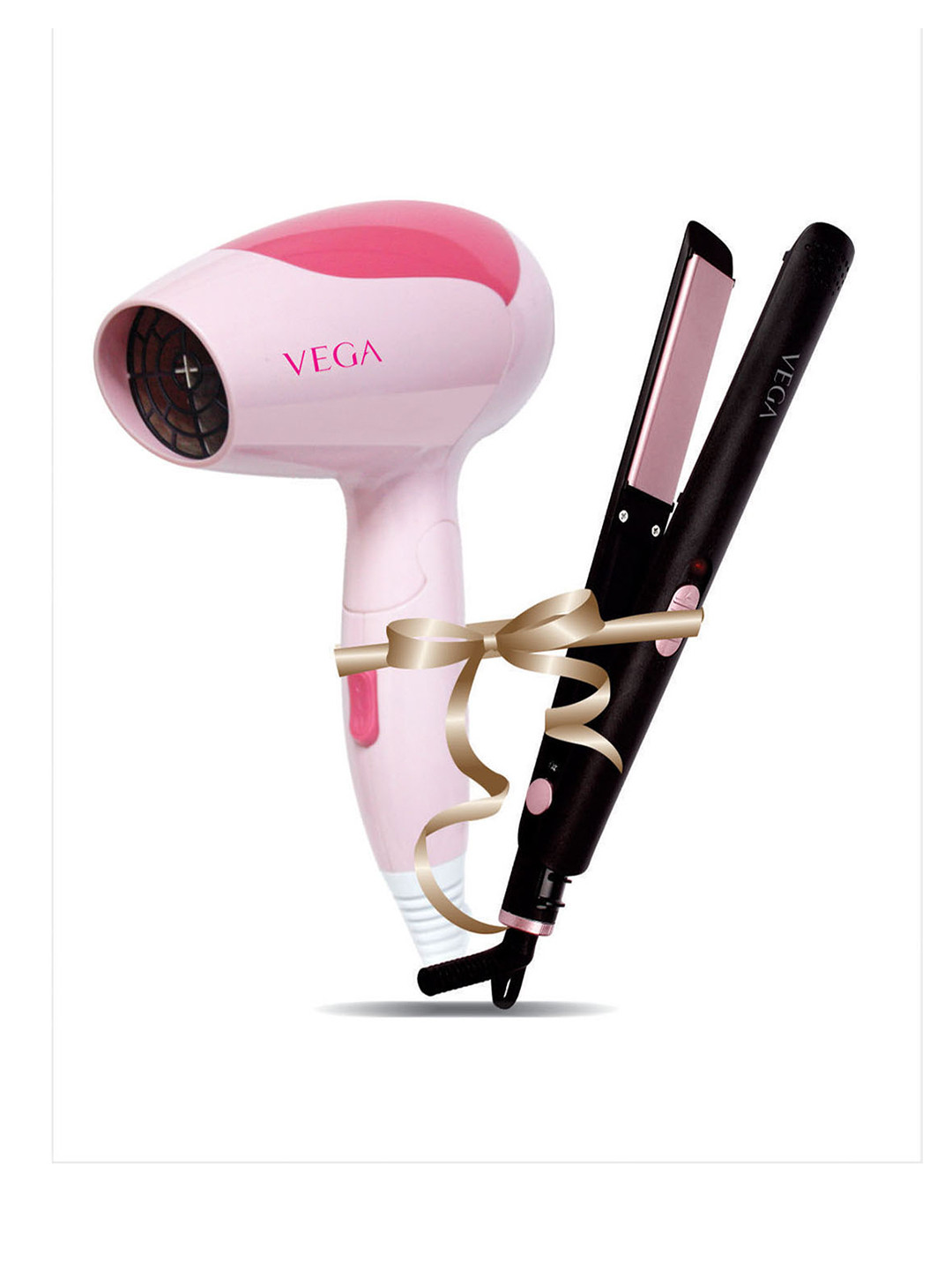 

VEGA Hair Styling Kit with Hair Dryer & Straightener VGGP-08, Pink