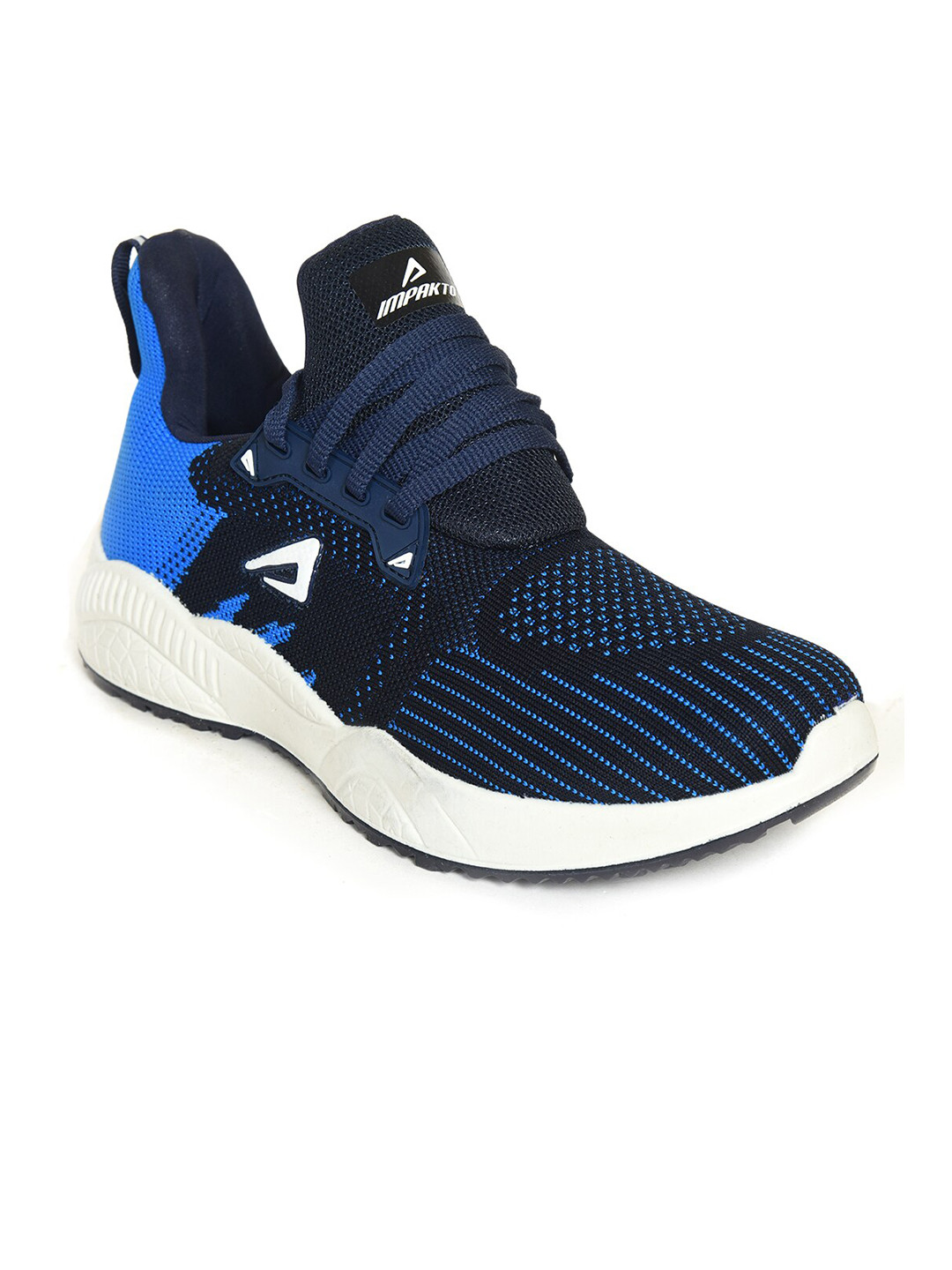 

IMPAKTO Men Blue Mesh Running Non-Marking Shoes