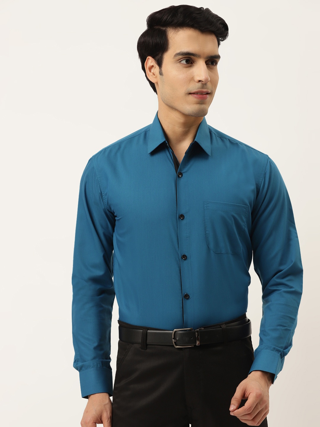 

JAINISH Men Blue Comfort Formal Shirt