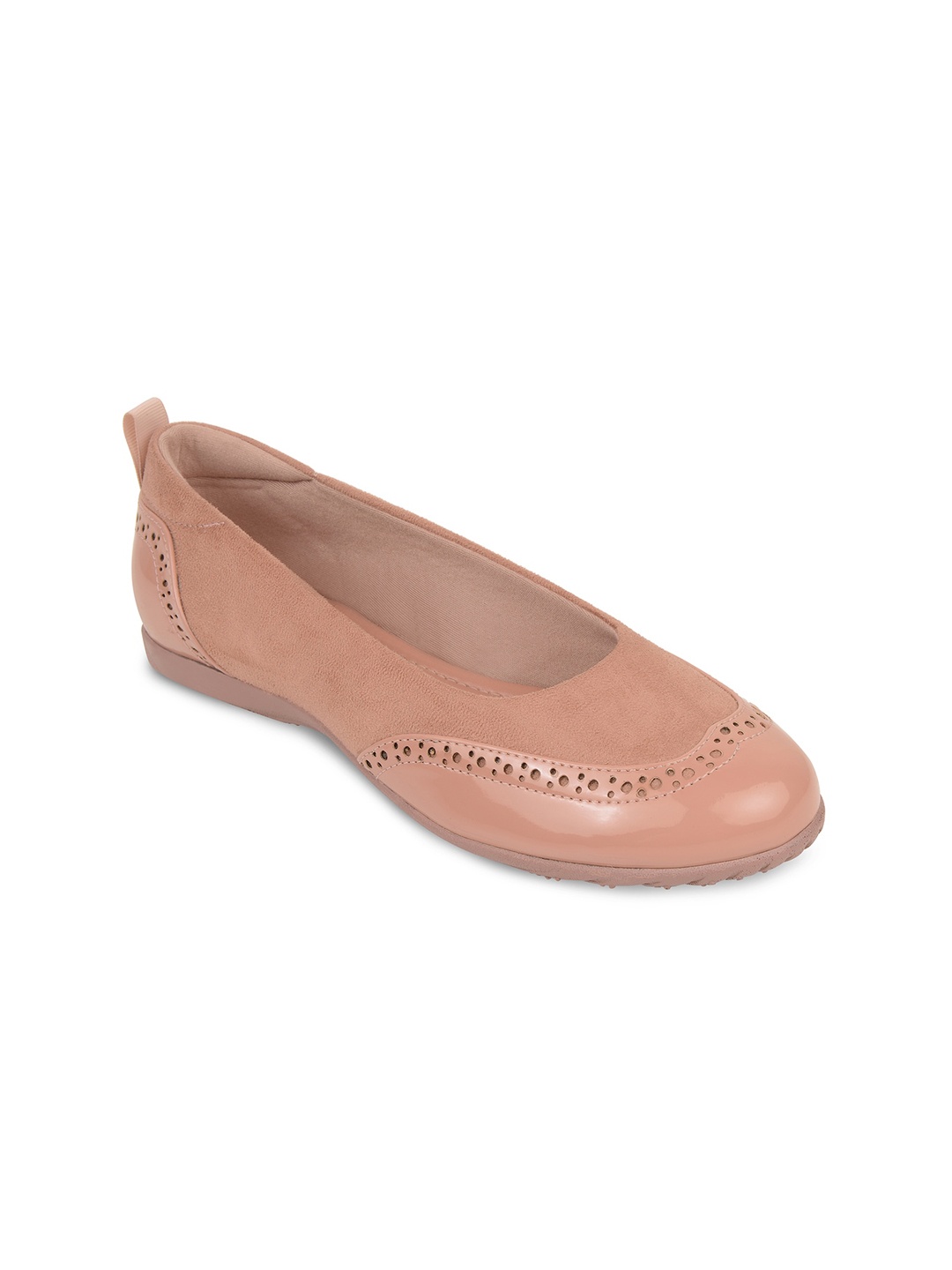 

Rocia Women Pink Ballerinas with Laser Cuts