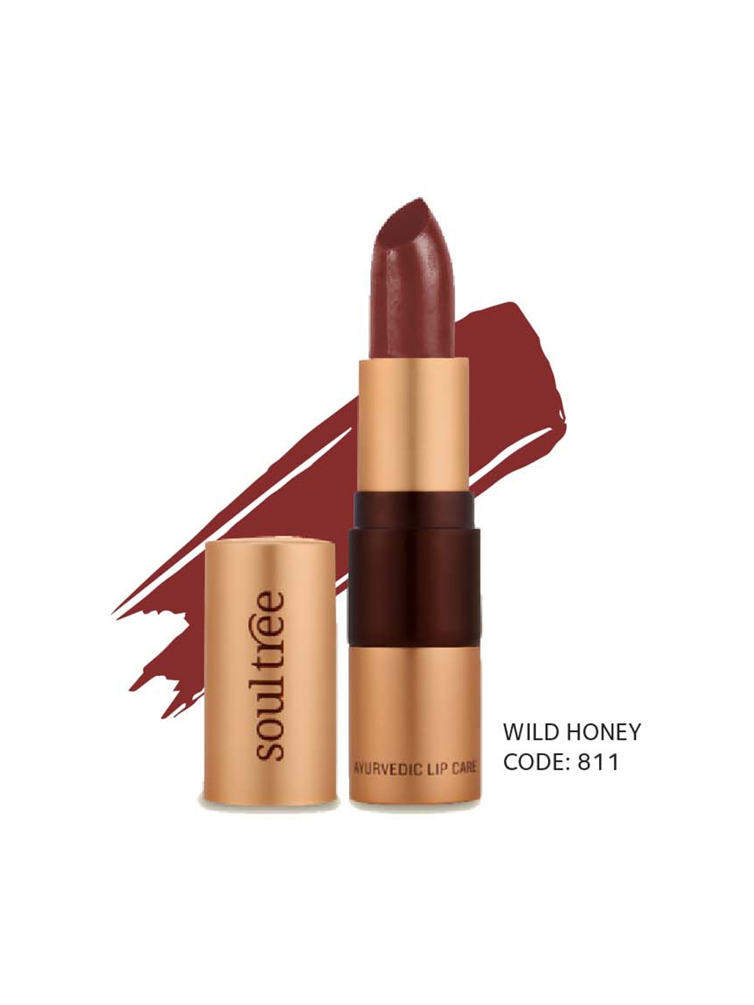 

Soultree Ayurvedic Lipstick Wild Honey 811 - 4gm, Brown