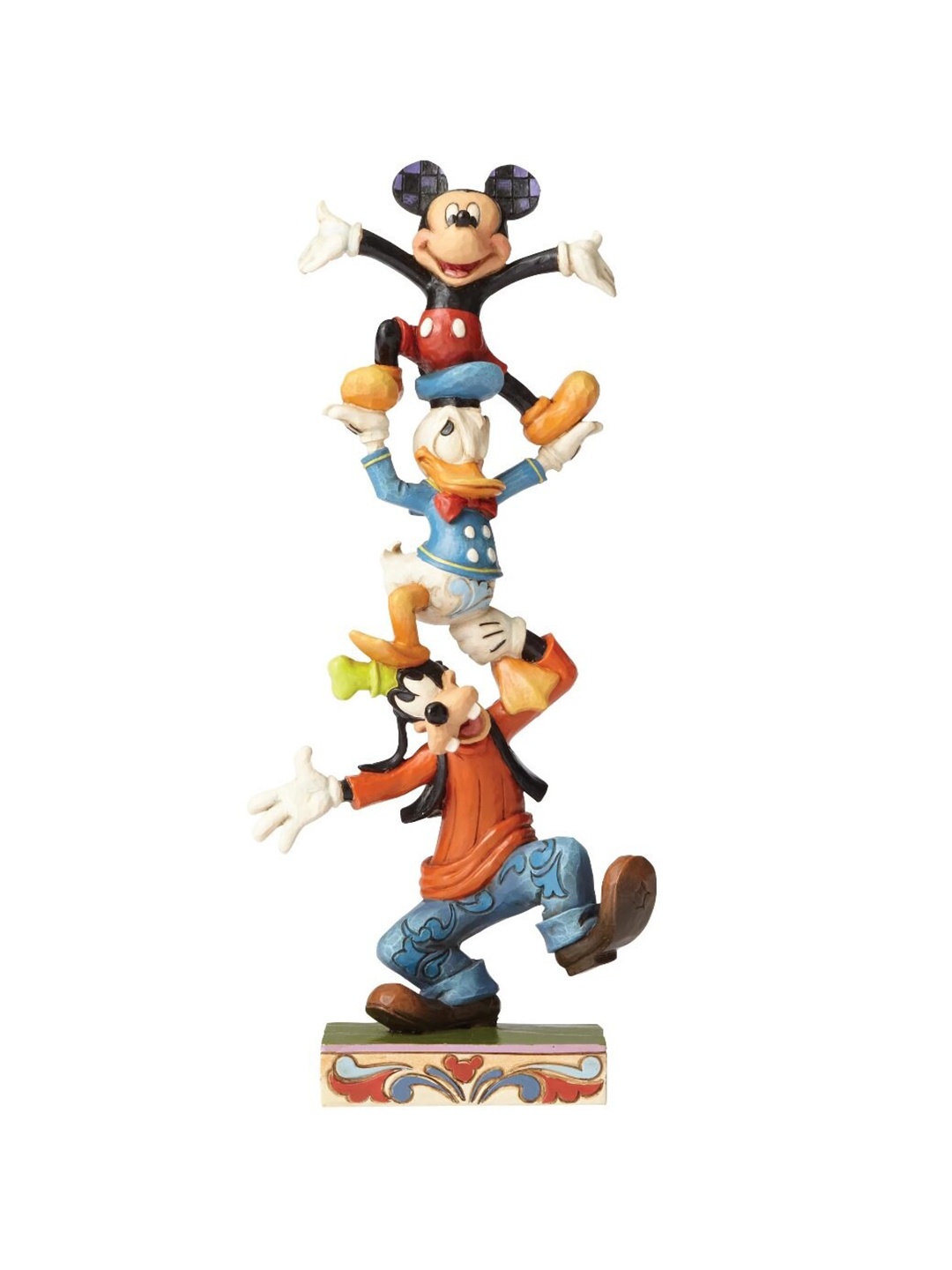 

Enesco Blue & Orange Goofy, Donald & Mickey Action Figure