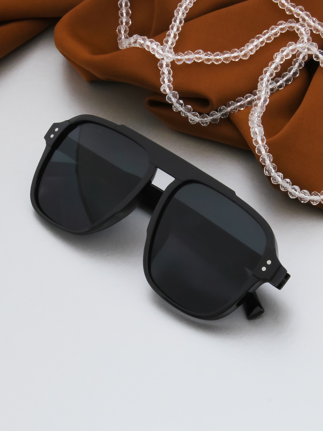 

Ted Smith Adult Black Lens & Black Aviator Sunglasses with UV Protected Lens N-XMEN_GRY