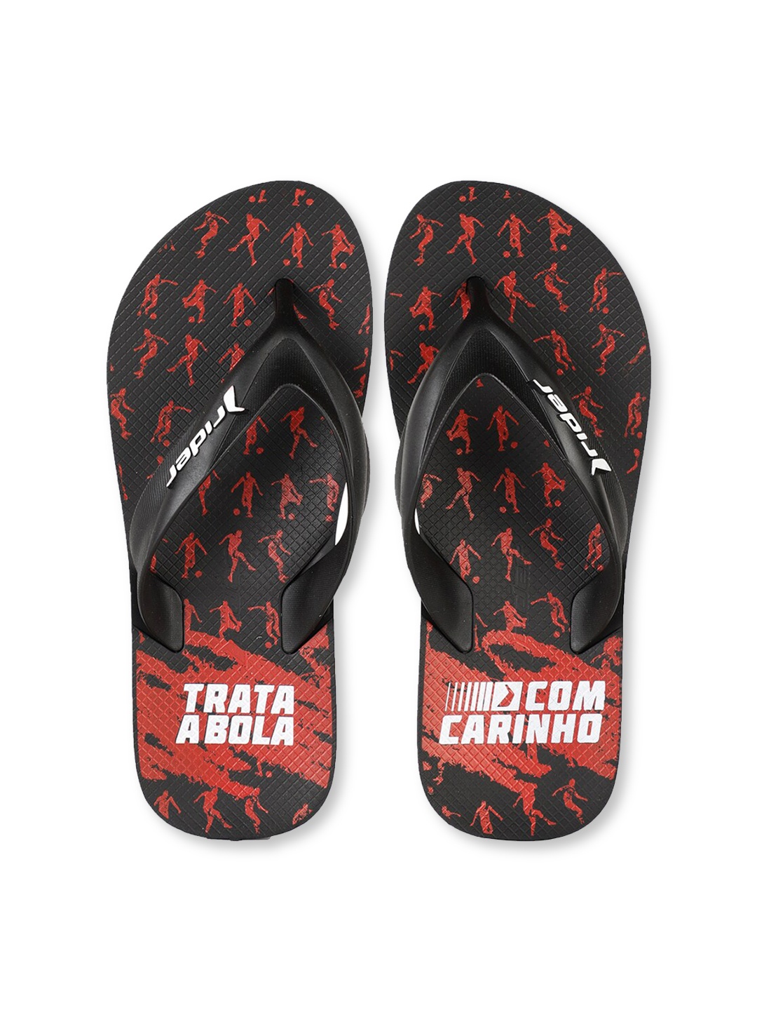 

Rider Men Black & Brown Printed Thong Flip-Flops