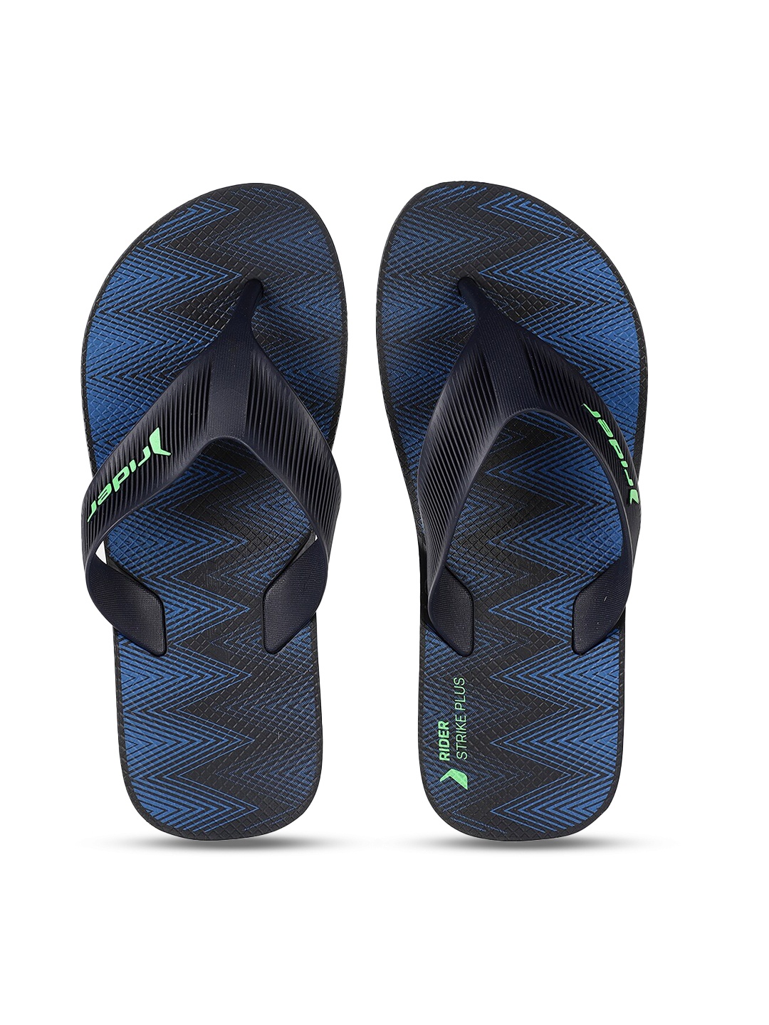 

Rider Men Black & Green Printed Thong Flip-Flops