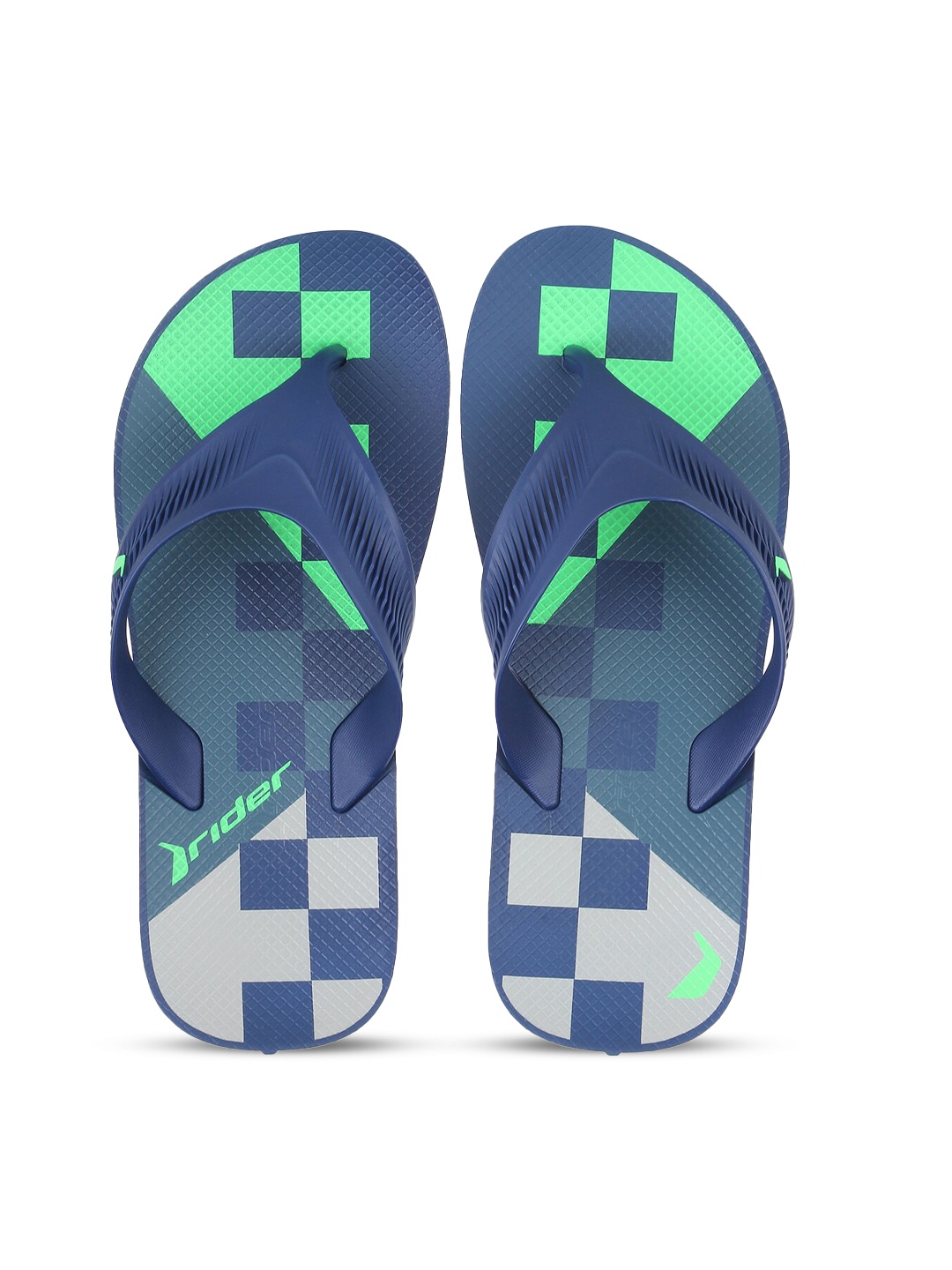 

Rider Men Blue & Green Printed Thong Flip-Flops