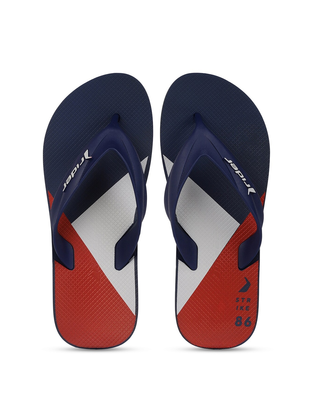 

Rider Men Blue & Maroon Colourblocked Thong Flip-Flops