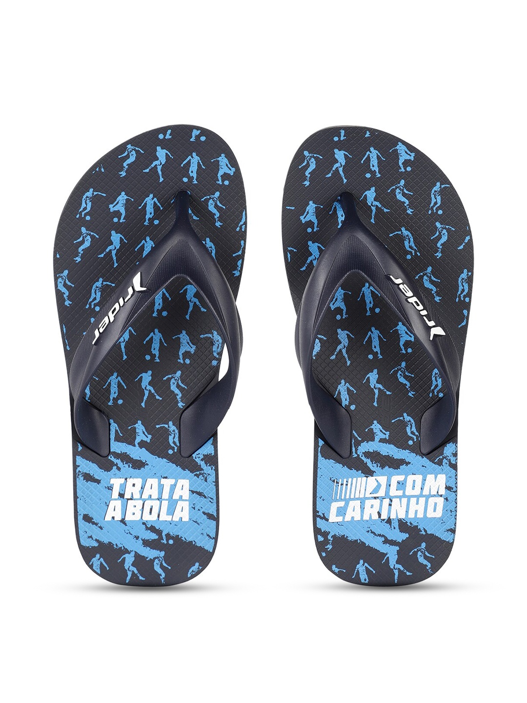 

Rider Men Black & Blue Printed Thong Flip-Flops