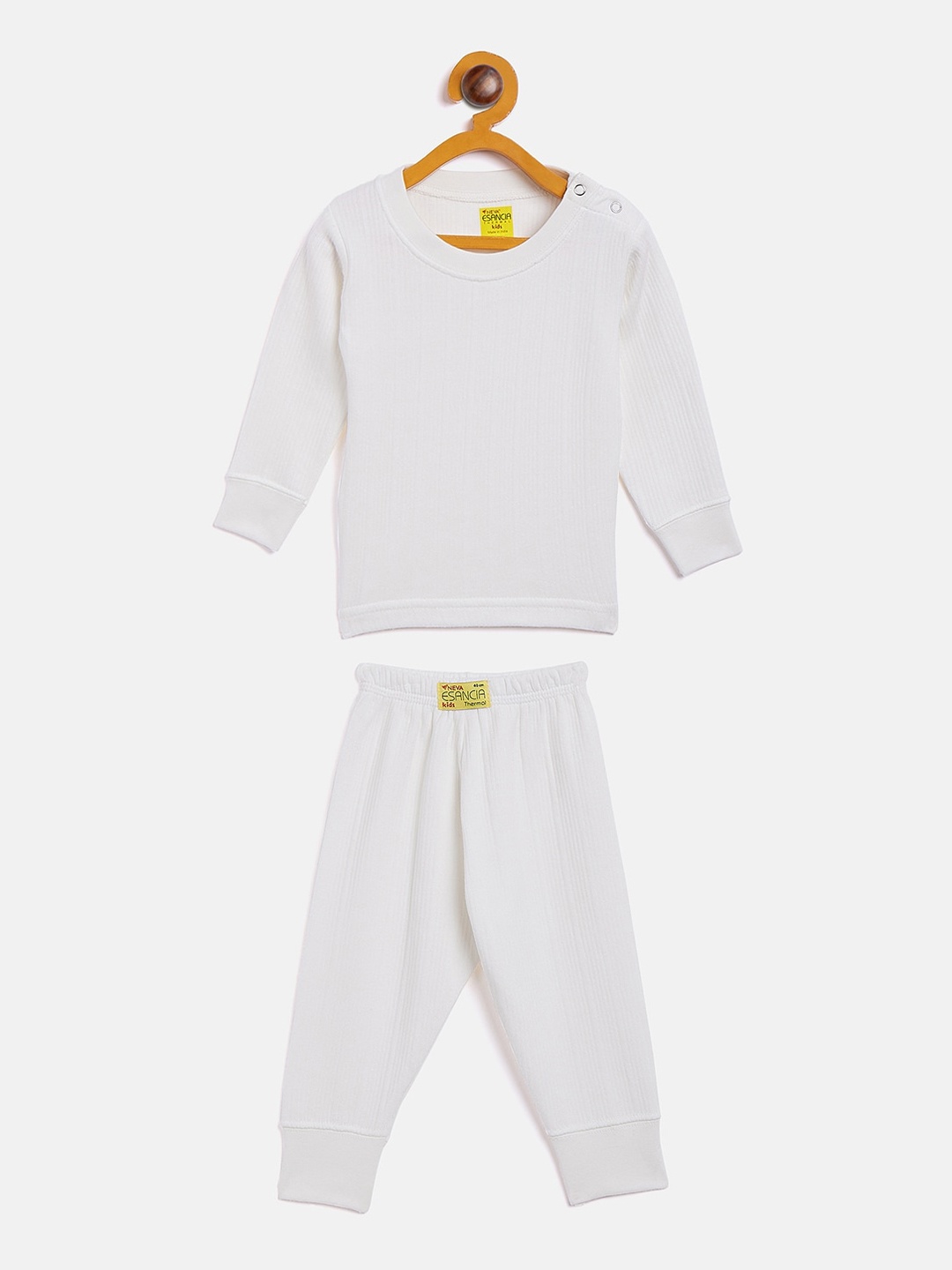 

Neva Kids Off White Solid Thermal Set
