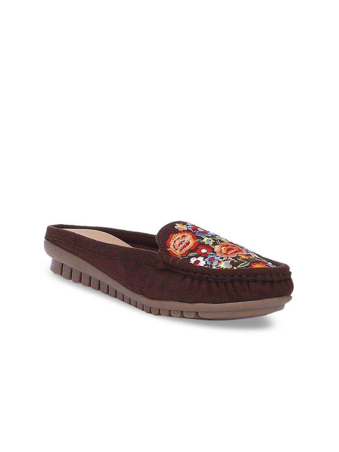 

Biba Women Brown Mules Flats