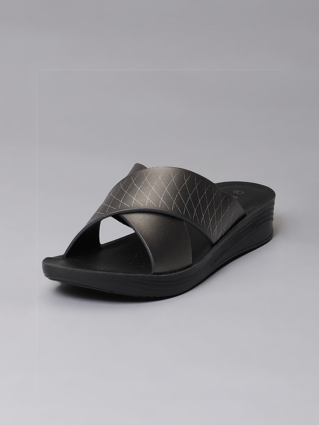 

Biba Women Grey Open Toe Flats with Bows