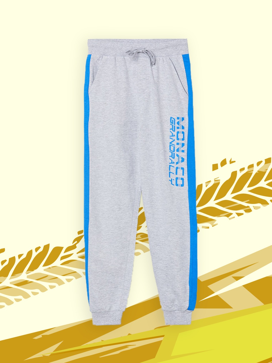

max Boys Grey Solid Pure Cotton Joggers