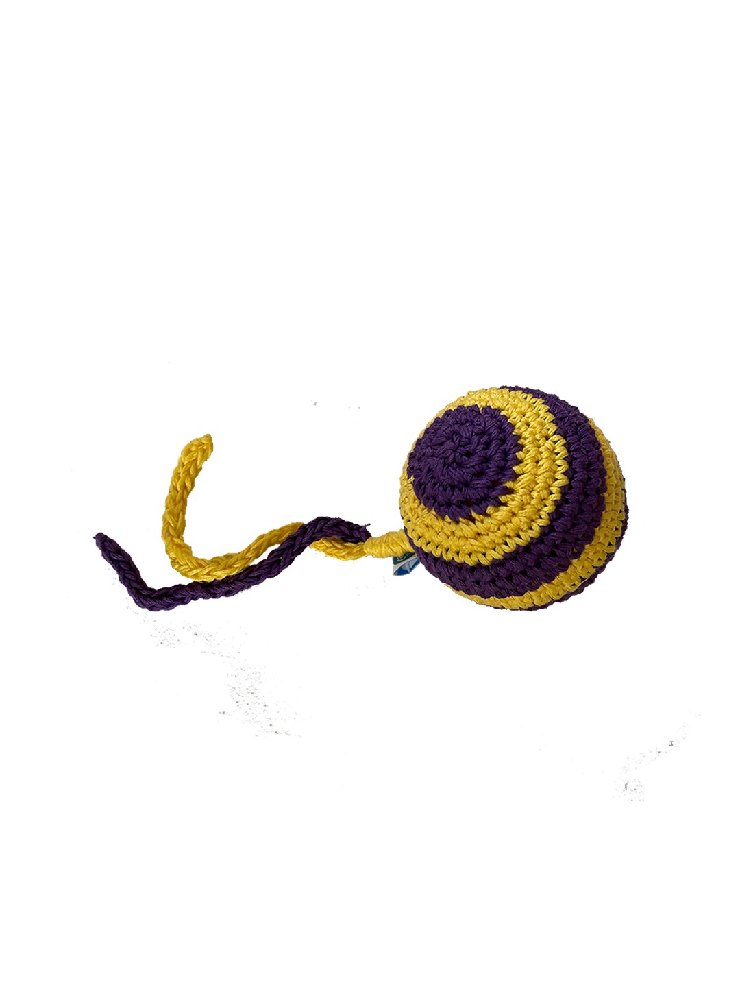 

Captain Zack Assorted Crochet Stripped Ball Dog Toy