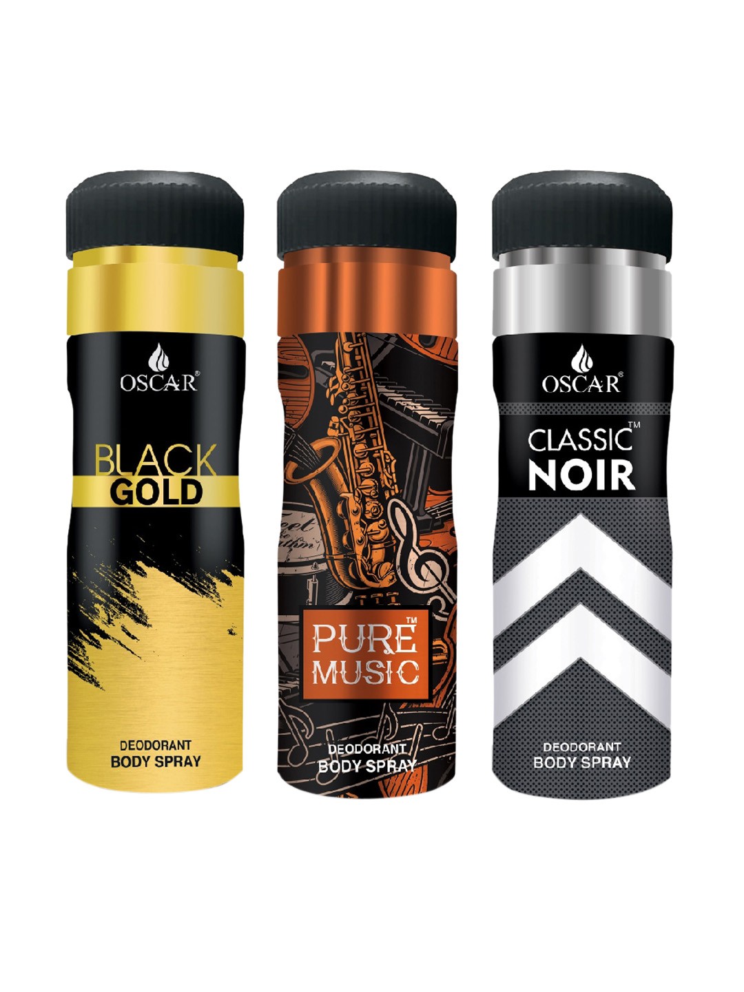 

OSCAR Set of 3 Body Spray 600gm, Multi