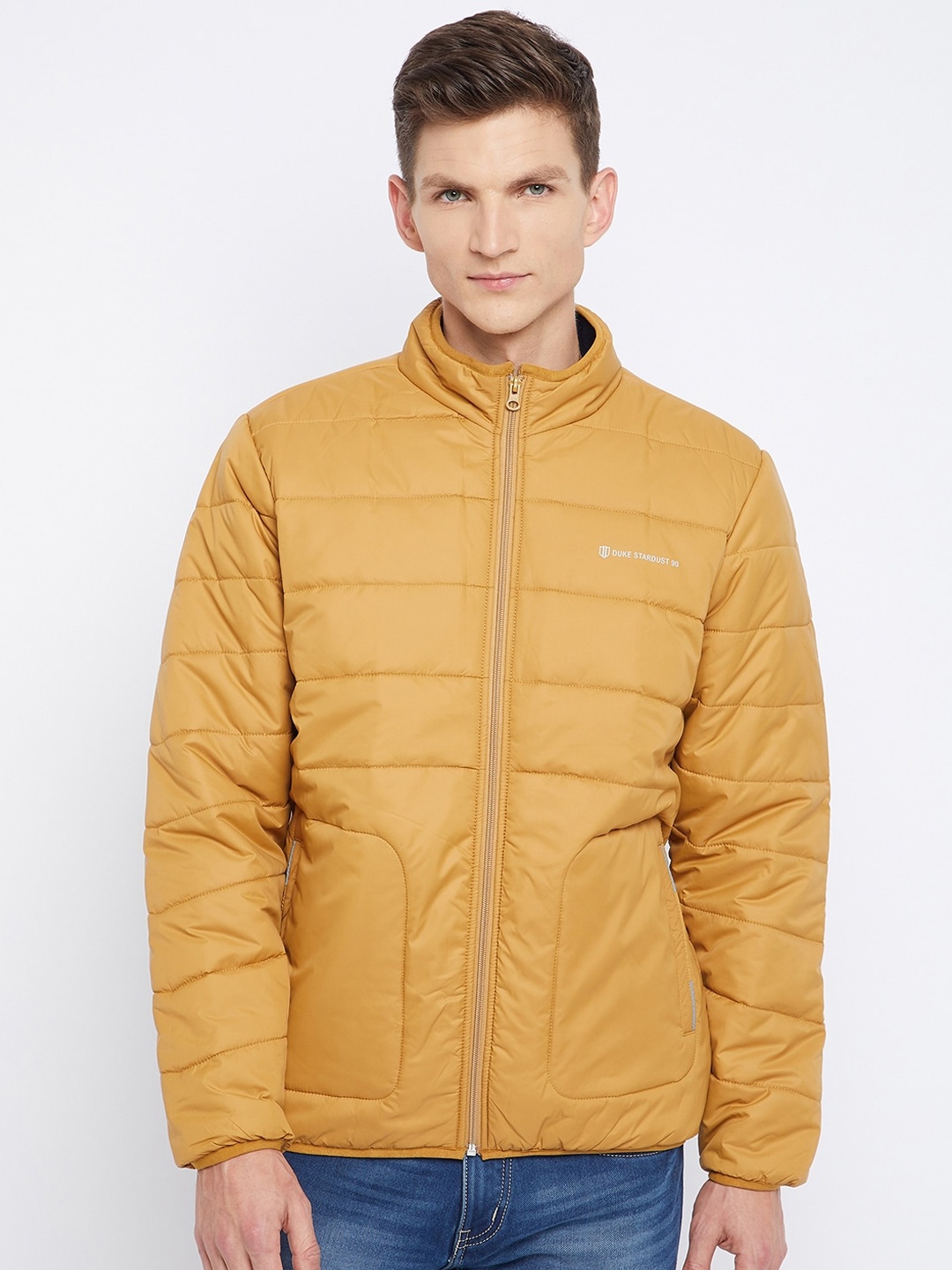 

Duke Men Yellow Padded Jacket