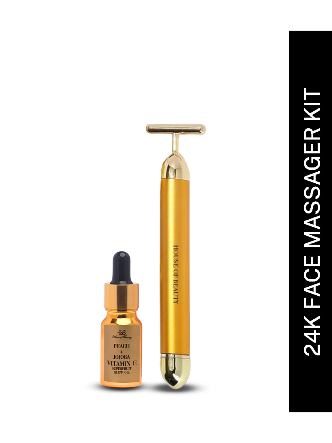 

House of Beauty 24k Face Massager, Gold