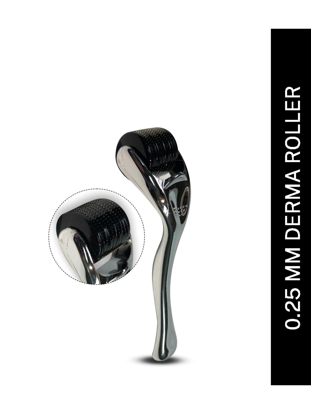 

House of Beauty 0.25mm Derma Roller Massager, Black