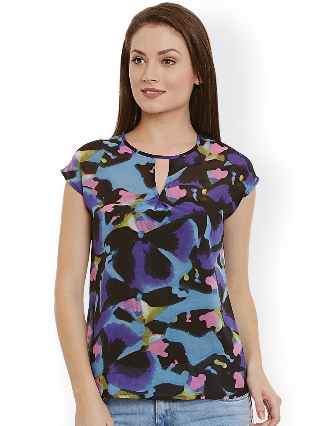 

WISSTLER Women Multicoloured Printed Top, Multi