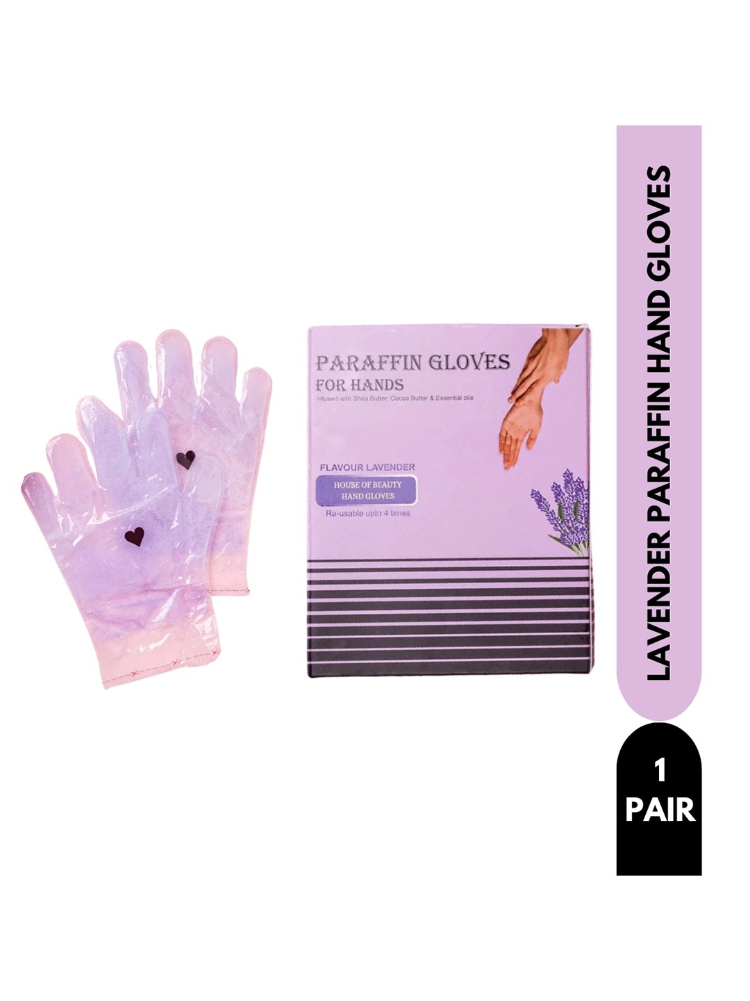 

House of Beauty Unisex Lavender Paraffin Wax Gloves