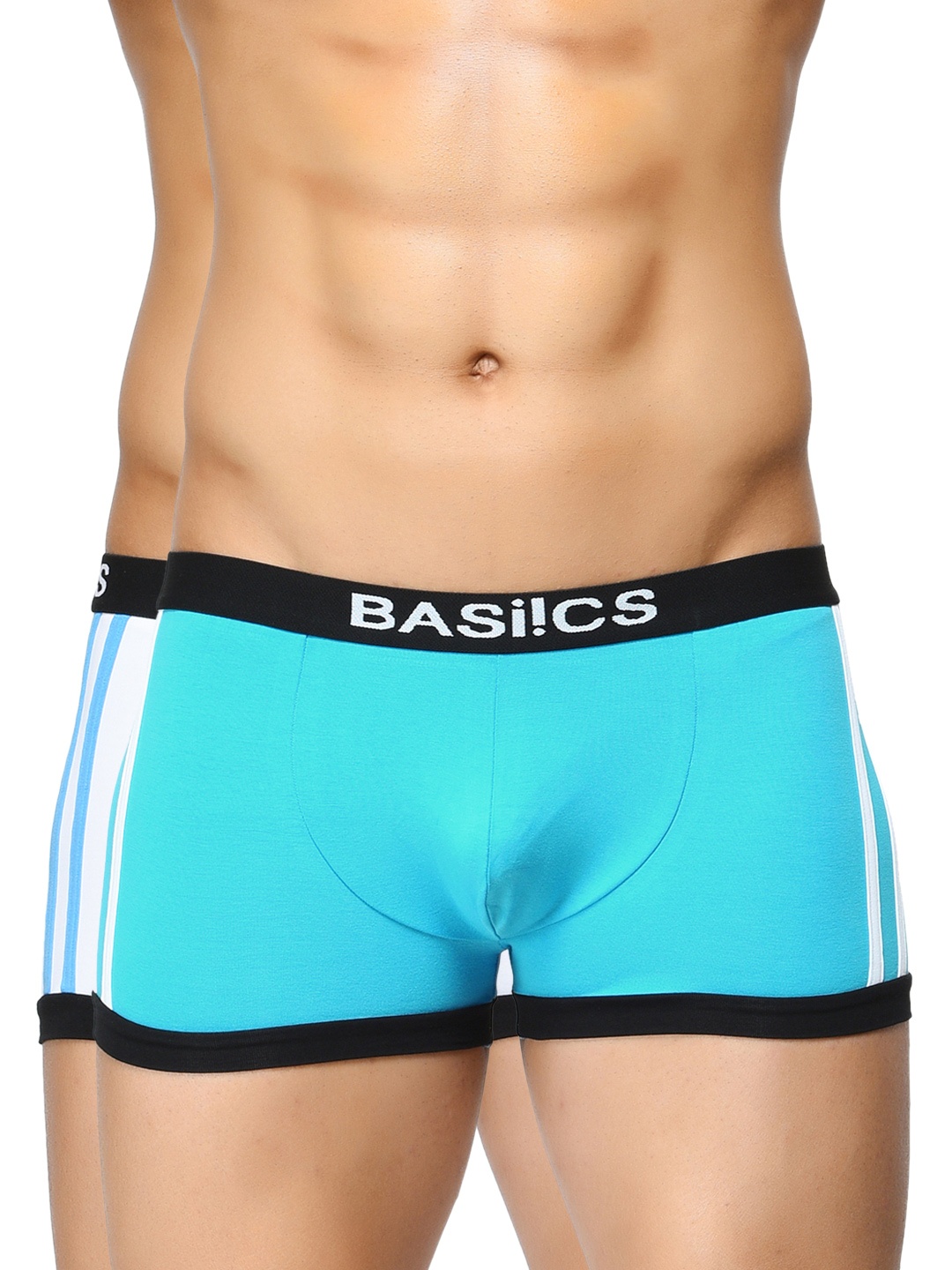 

BASIICS by La Intimo Men Pack of 2 Trunks BCSTR010B045, White