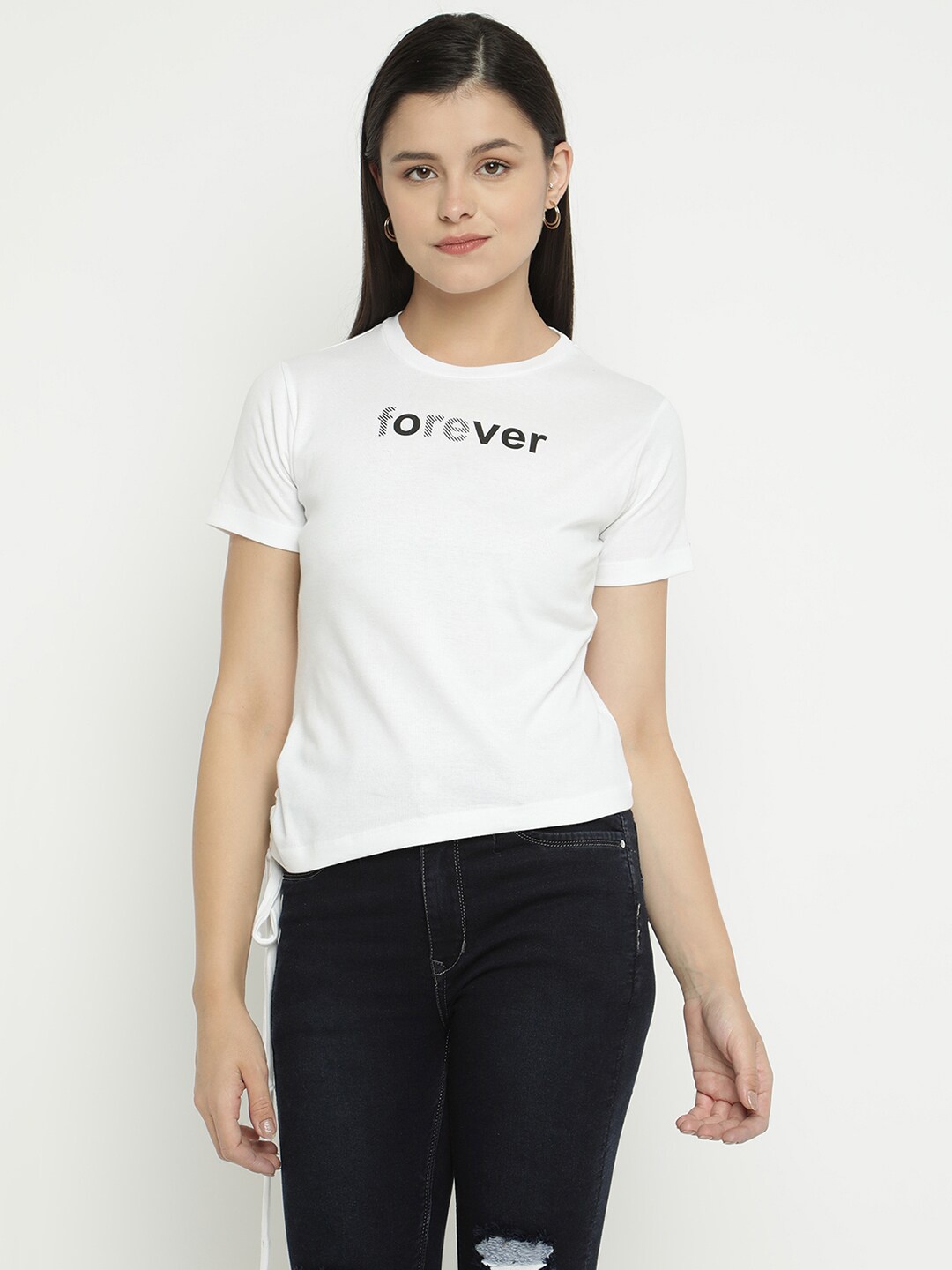 

V2 Value & Variety White & Black Regular Top