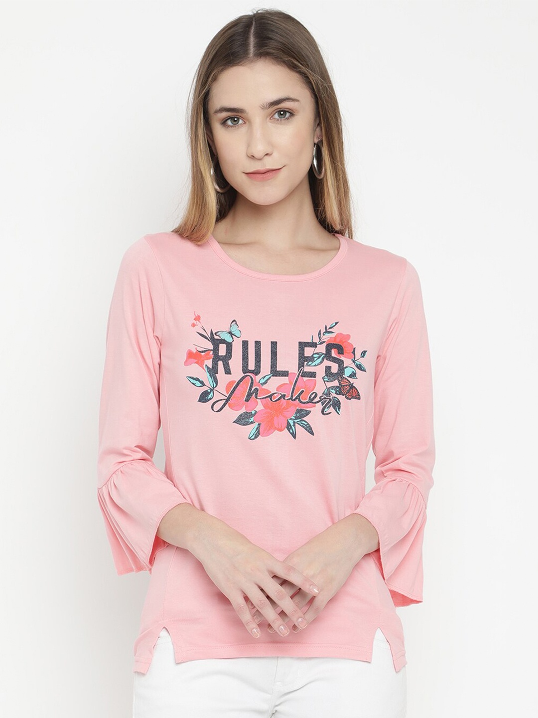 

V2 Value & Variety Pink Regular Top