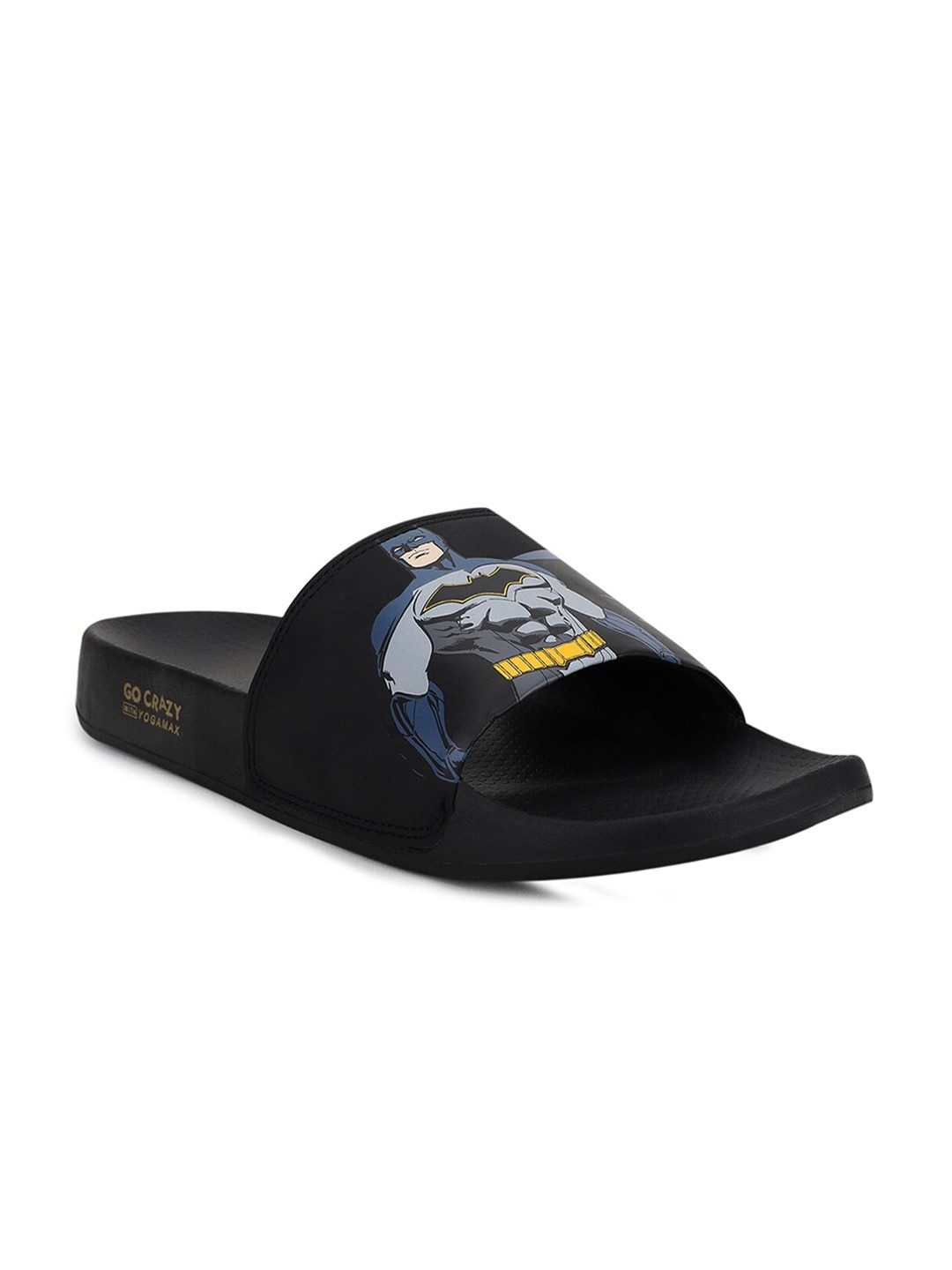 

Campus Men Black & Grey Printed Sliders