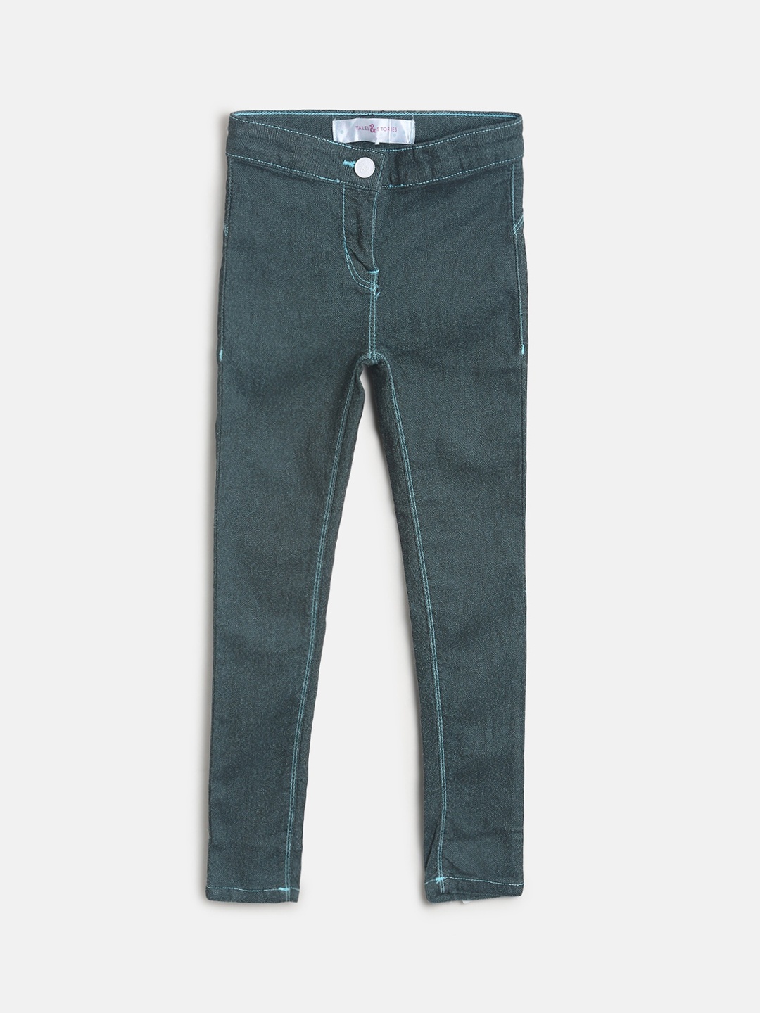 

TALES & STORIES Girls Blue Slim Fit Stretchable Jeans