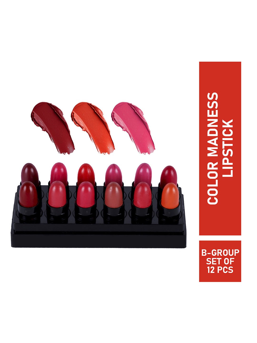 

MATTLOOK Color Madness travel Pack Lipstick - Shade B, Multi