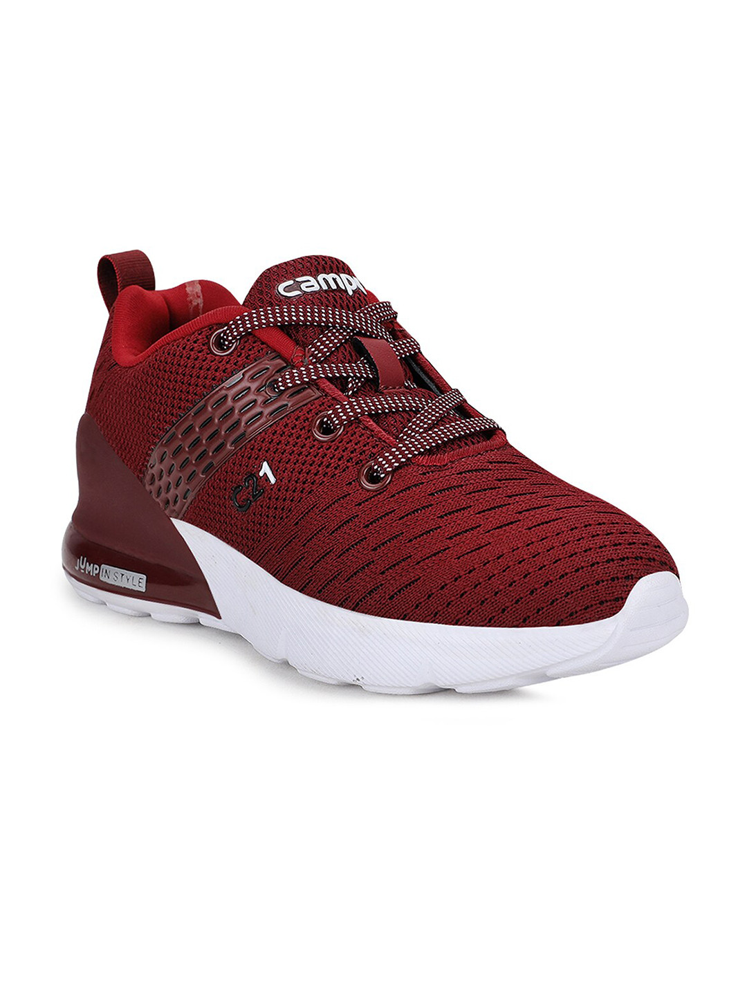 

Campus Unisex Kids Maroon Mesh Running Shoes