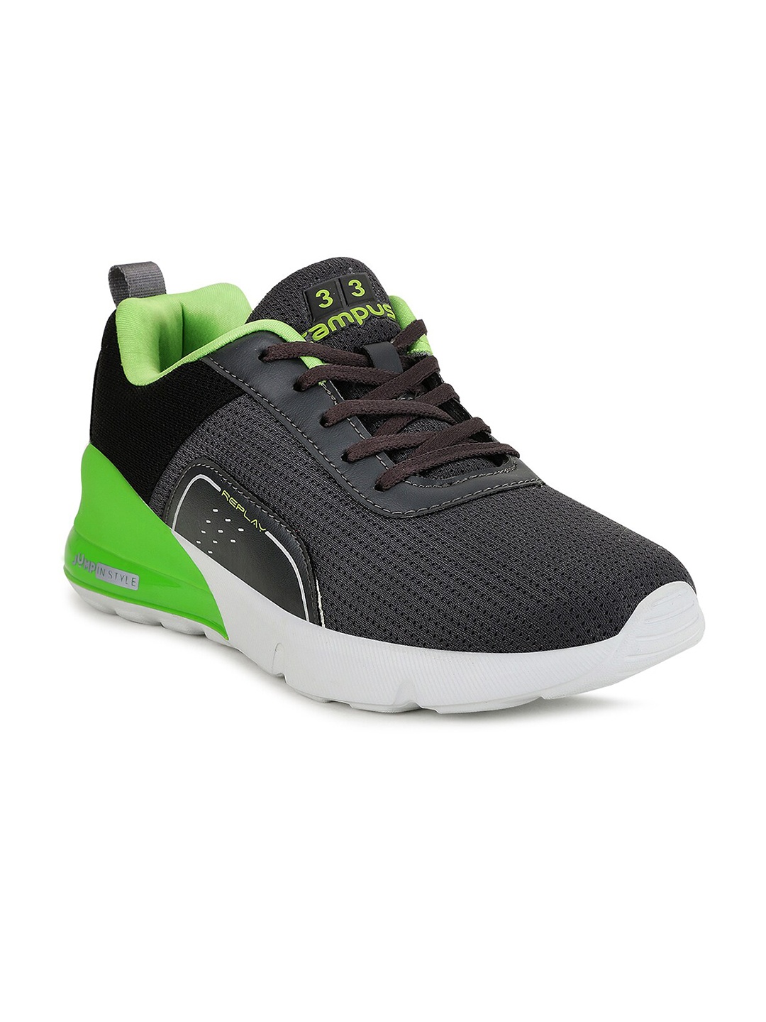 

Campus Unisex Kids Grey Mesh Running Shoes