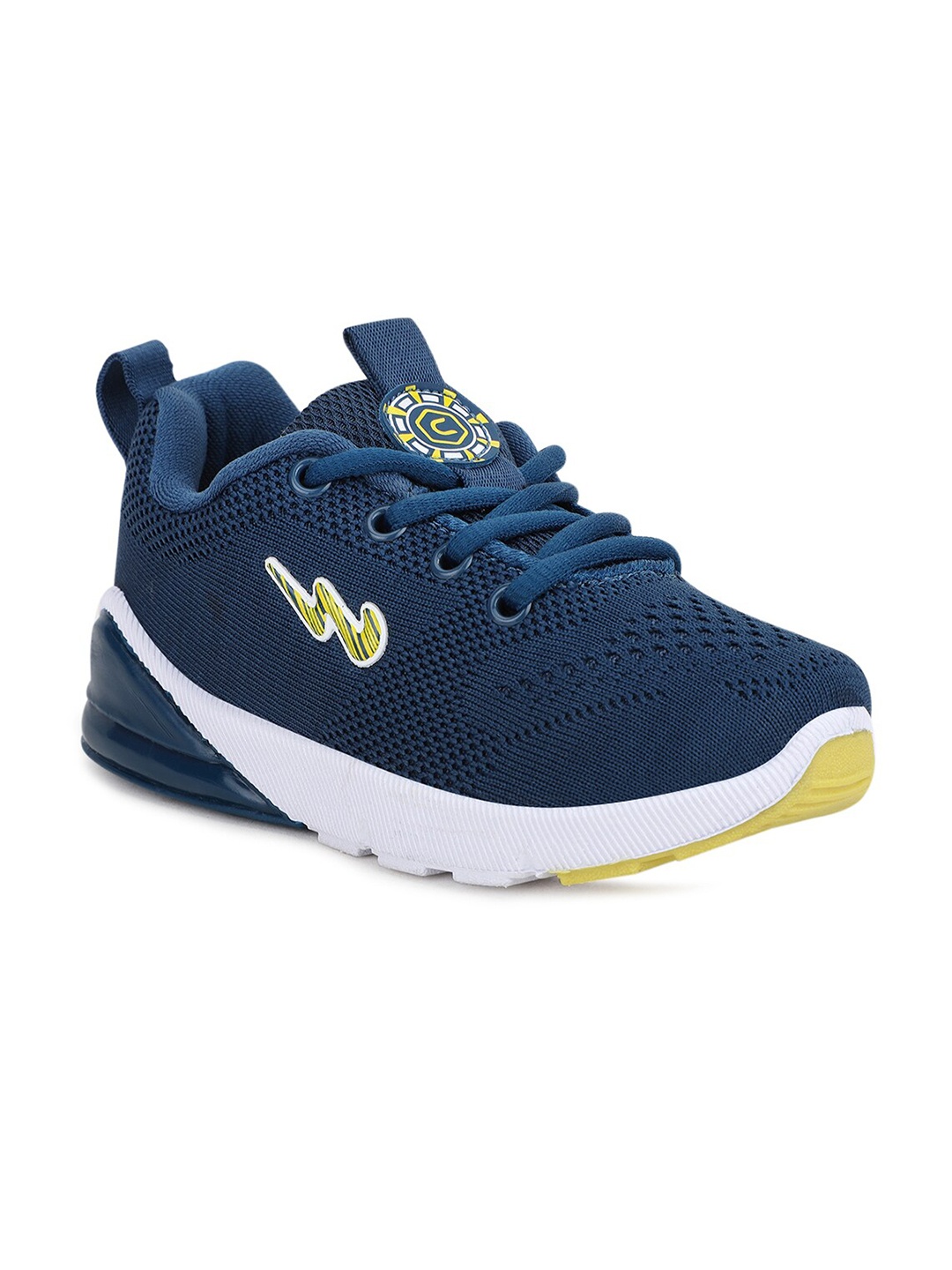 

Campus Unisex Kids Blue & Yellow Running Shoes