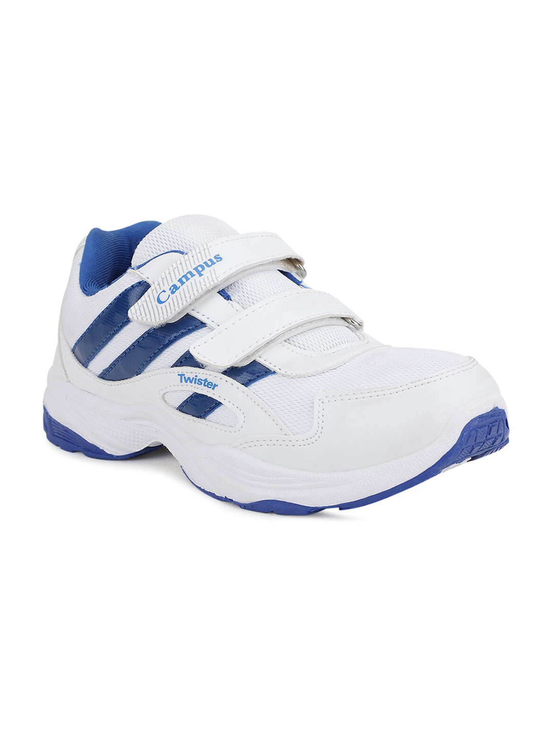 

Campus Unisex Kids White Mesh Walking Shoes
