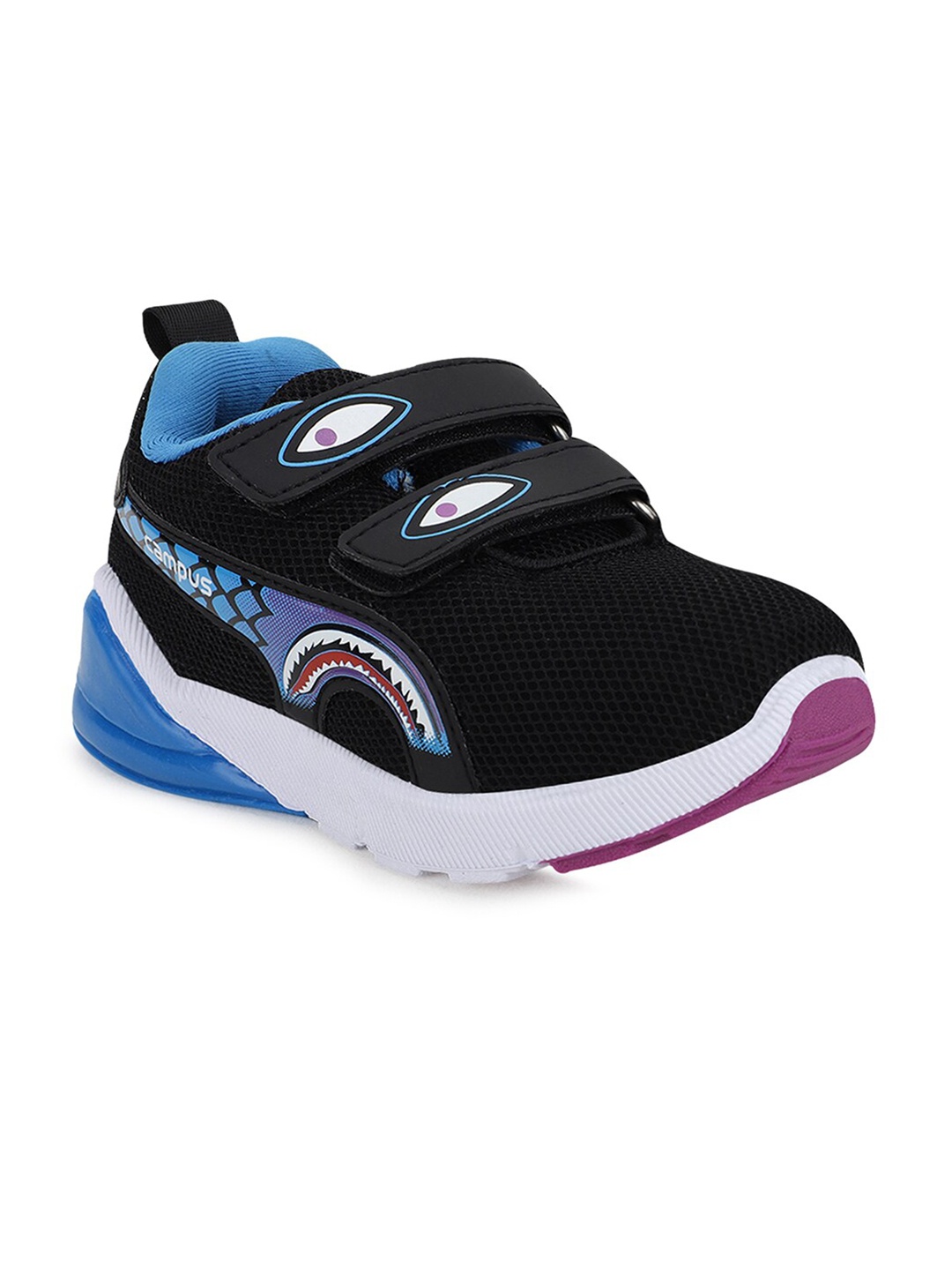 

Campus Kids Black & Blue Walking Shoes