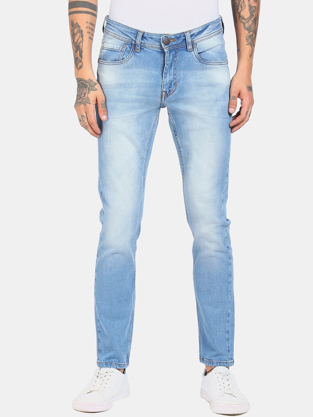 

Cherokee Men Blue Heavy Fade Jeans