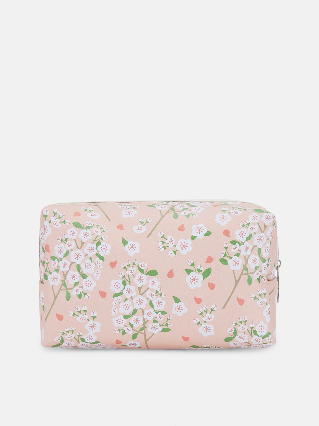 

Forever Glam by Pantaloons Women Pink & White Floral Printed Travel Pouch