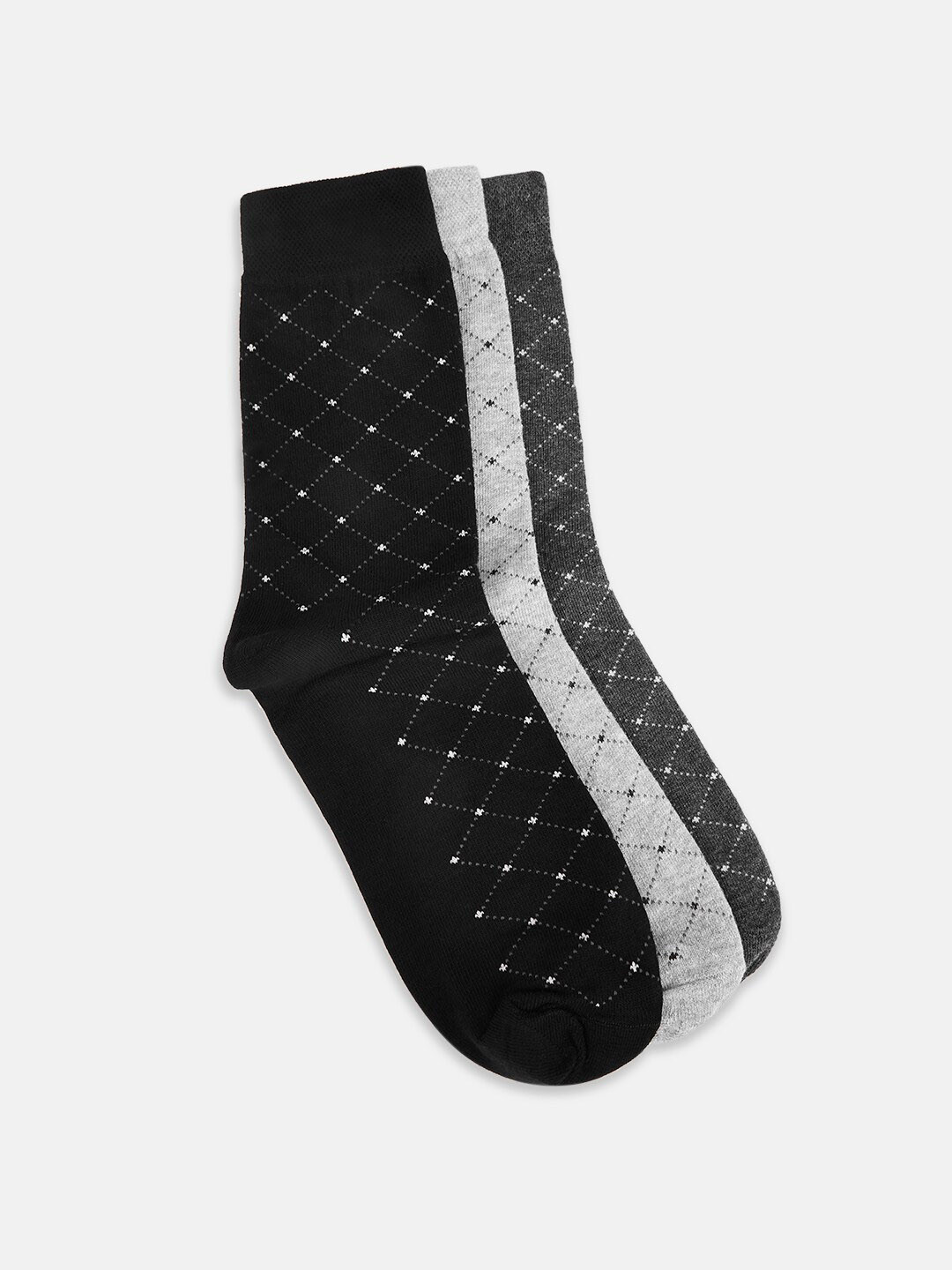 

RICHARD PARKER by Pantaloons Men Pack Of 3 Above Ankle-Length Socks, Black