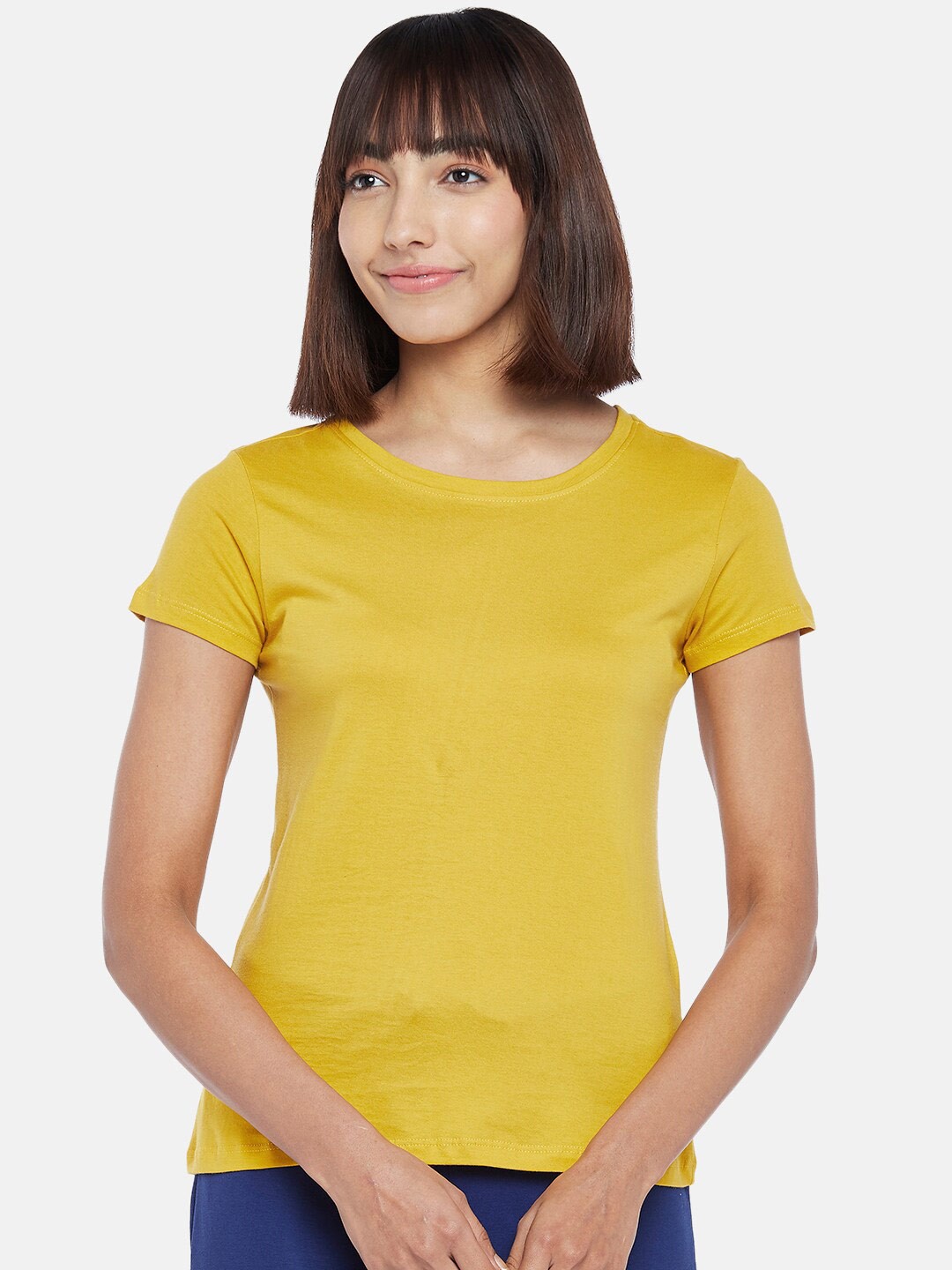 

Dreamz by Pantaloons Yellow Regular Lounge tshirt