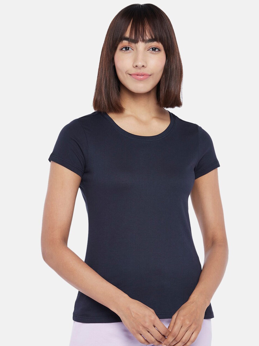 

Dreamz by Pantaloons Navy Blue Regular Lounge tshirt