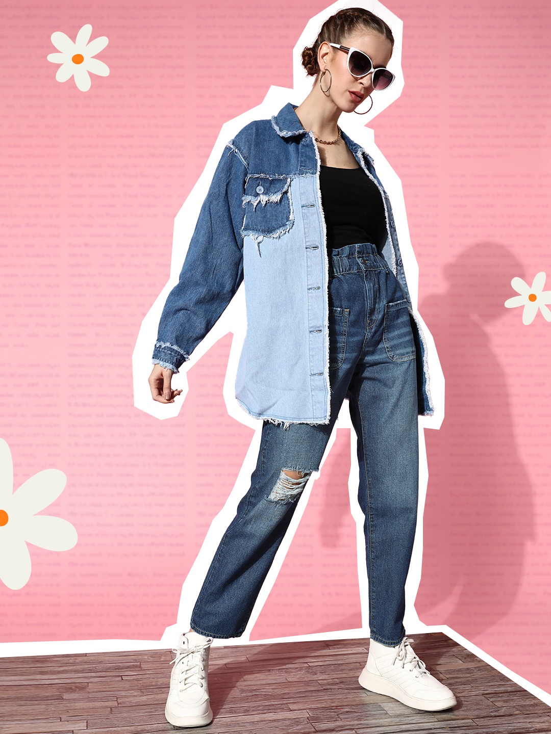 

HERE&NOW Women Blue Regular Fit Stretchable Jeans
