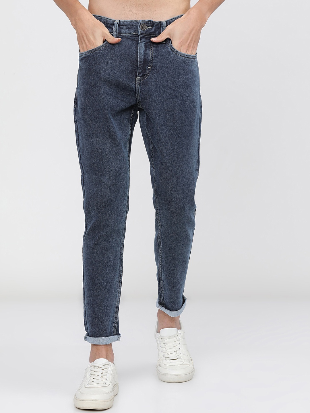 

HIGHLANDER Men Blue Tapered Fit Stretchable Jeans