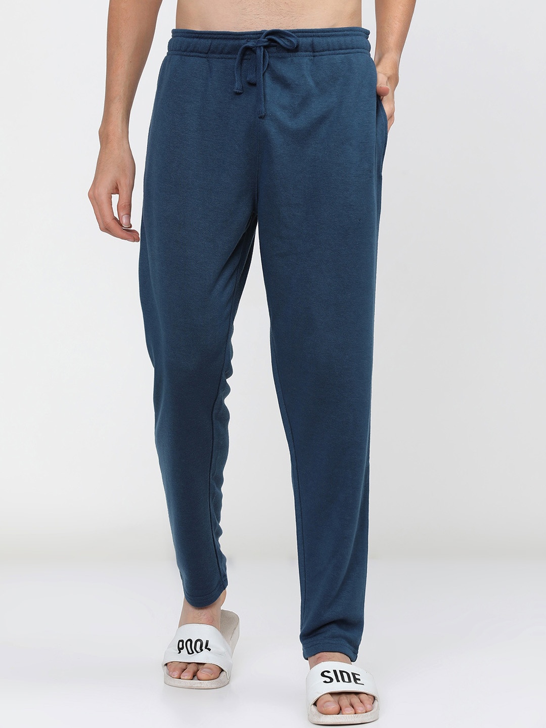 

HIGHLANDER Men Teal Blue Track Pants