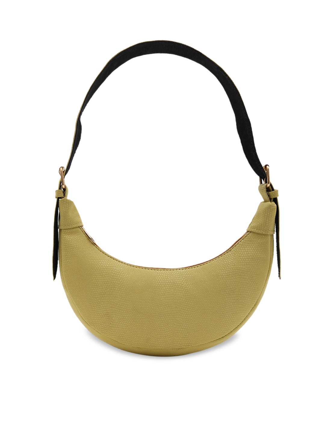 

gaura pakhi Cream-Coloured Half Moon Hobo Bag