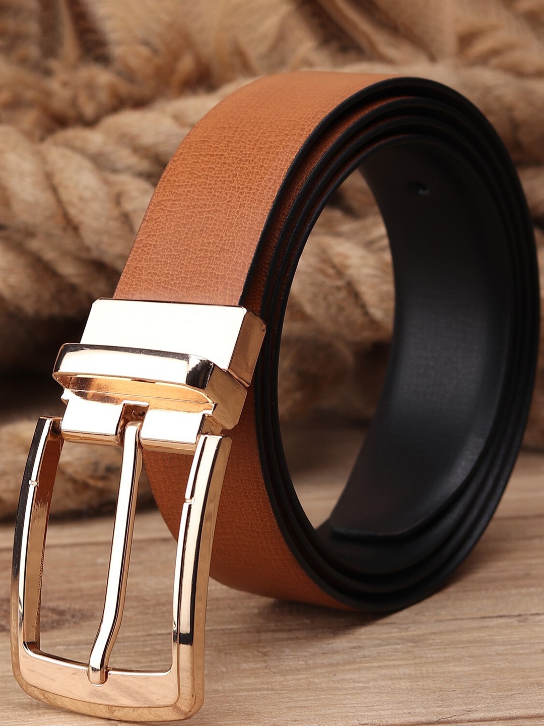 

Kastner Men Brown Reversible Belt