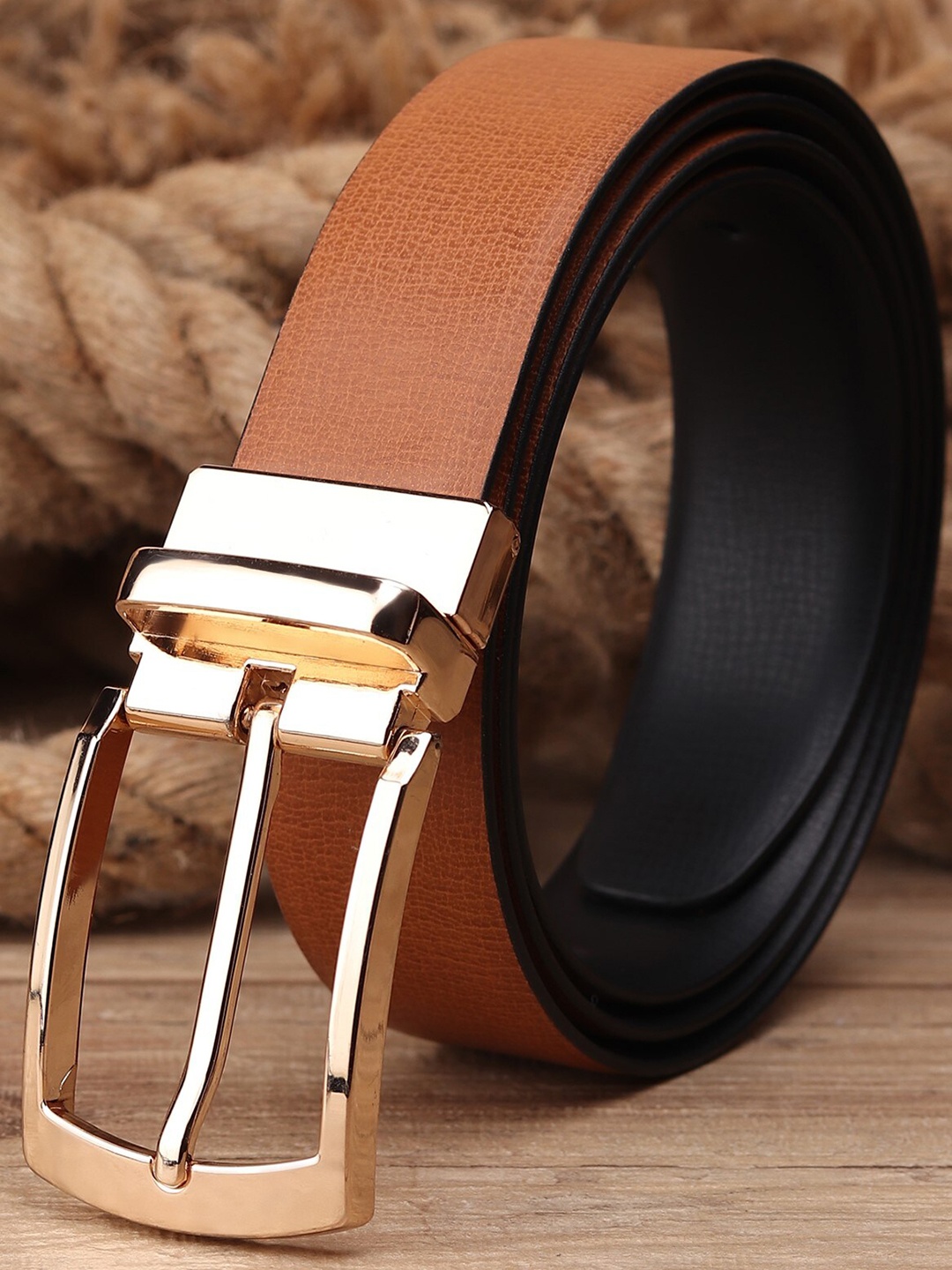 

Kastner Men Black & Tan Reversible Belt