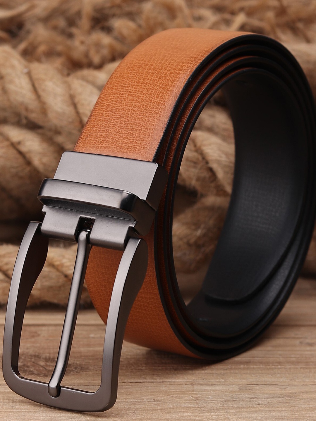 

Kastner Men Black Reversible Belt