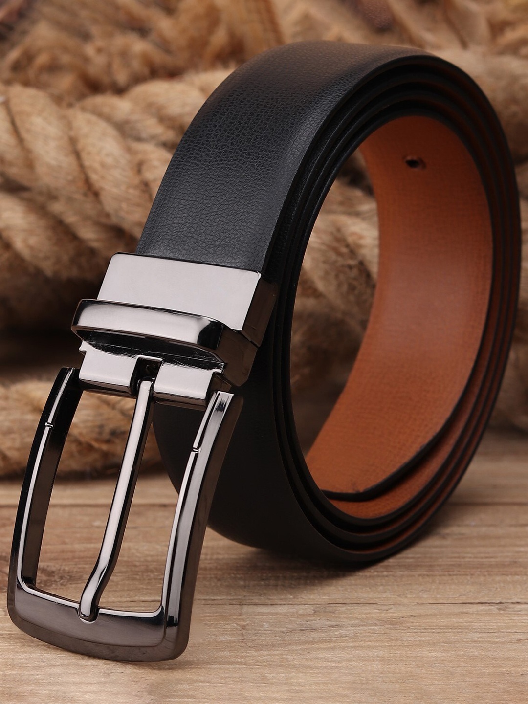 

Kastner Men Black & tan Reversible Belt